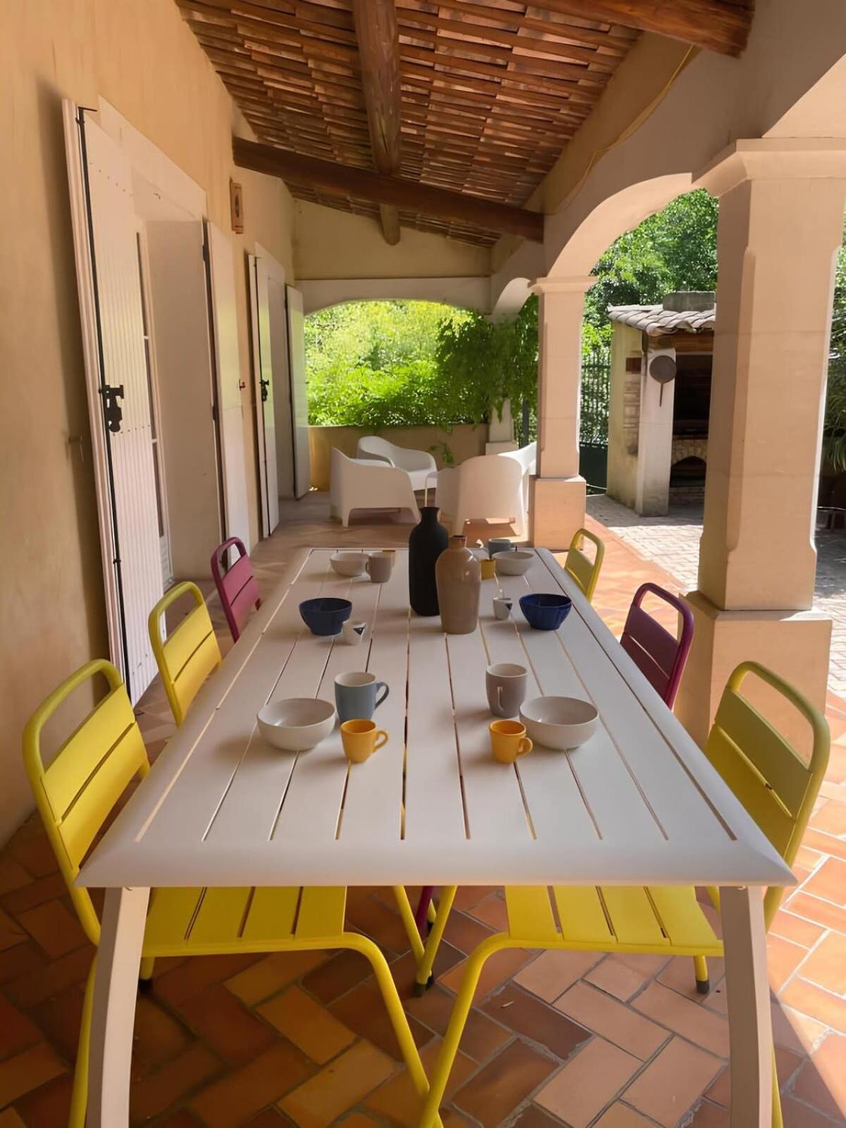Les Oliviers - Villa 10 People - 5 Min Ardeche Saint-Julien-de-Peyrolas Exteriér fotografie
